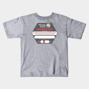 EMERGENCY SHIRT - Time Traveller's Assistance Kids T-Shirt